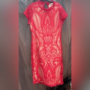 Liberty Love Red Lace Dress